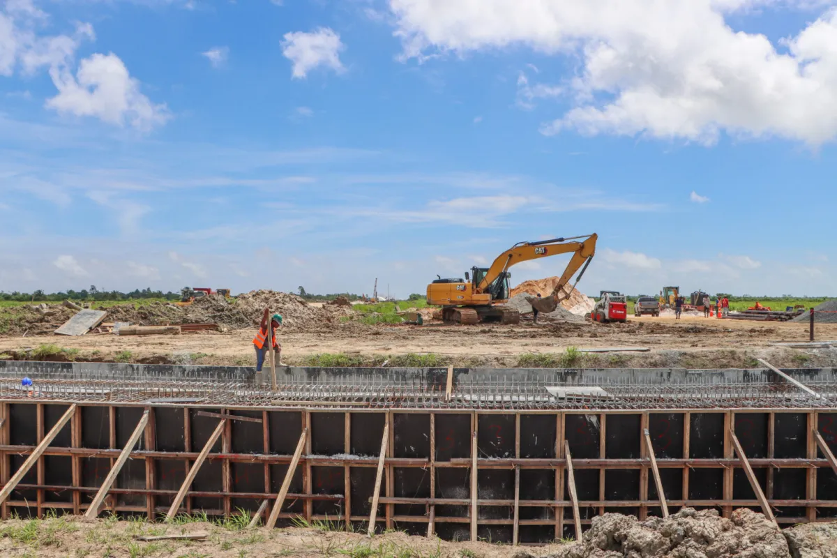 Major infrastructural works are ongoing